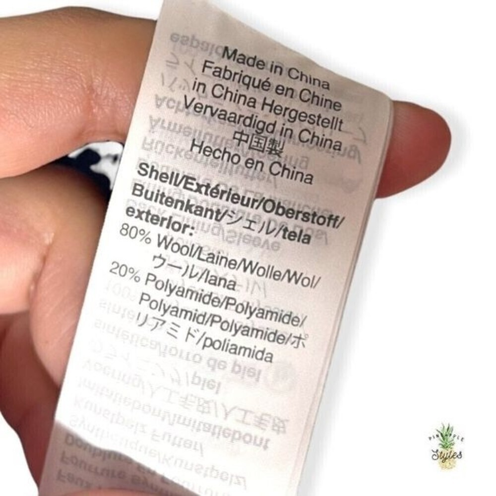 J. CREW Melton Wool Blue Jacket  - Picture 6 of 11